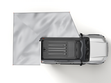 Areal view of an Extended Alu-cab 270 Shadow Awning LHS. Camp4x4. camp 4x4, overlanding, camping. 