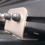 Alu-Cab Hard Shell Lightweight Rooftop Tent to Alu-Cab Load Bar Mounting Bracket