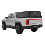 Double Cab BYD Shark, fitted with the Alu-Cab Contour Canopy. Camp4x4 camp 4x4, overlanding, camping. Single Cab. Extra Cab