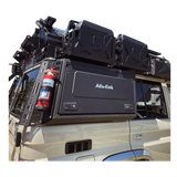 Side Window Boxes to suit the Land Cruiser 76, mounted on the vehicle