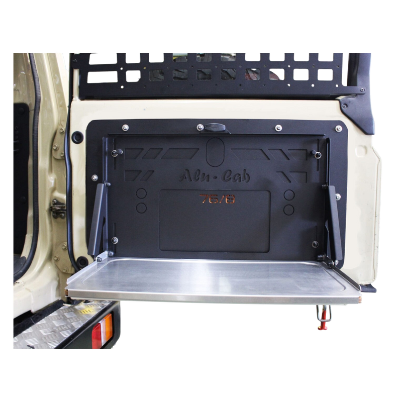 Alu-Cab Rear Door Drop Down Table Mount - LC 76 & LC78