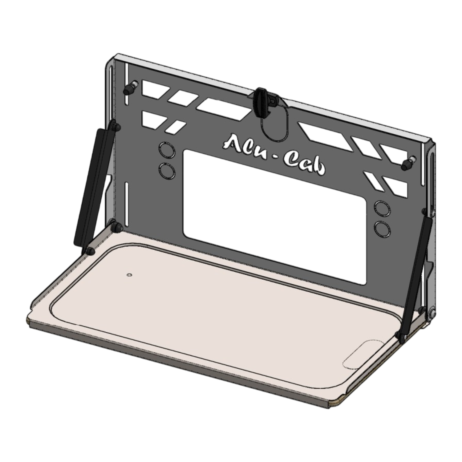 Alu-Cab Rear Door Drop-Down Table
