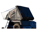 Alu-Cab RT-4S 4 sleeper tent fitted to  a Contour Canopy. Camp4x4. camp 4x4, overlanding, camping. Double Cab. Single Cab. Extra Cab. Off-road