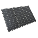 Badger 330 watt solar panel on a white background