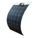 120 watt Semi Flexible Solar Panel shown on a white background