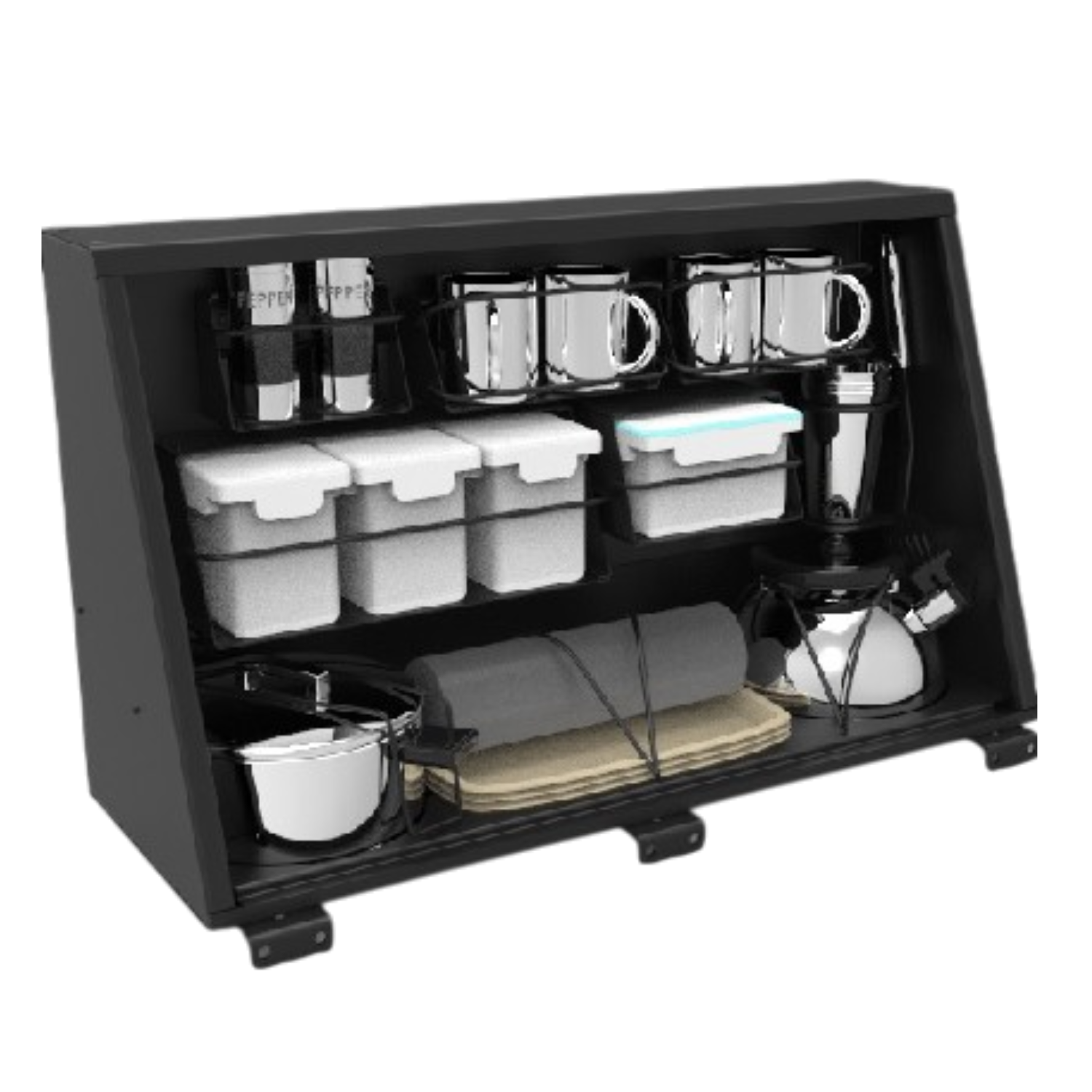 Alu-Cab Kitchen Kitting - Including Cupboard - Land Cruiser