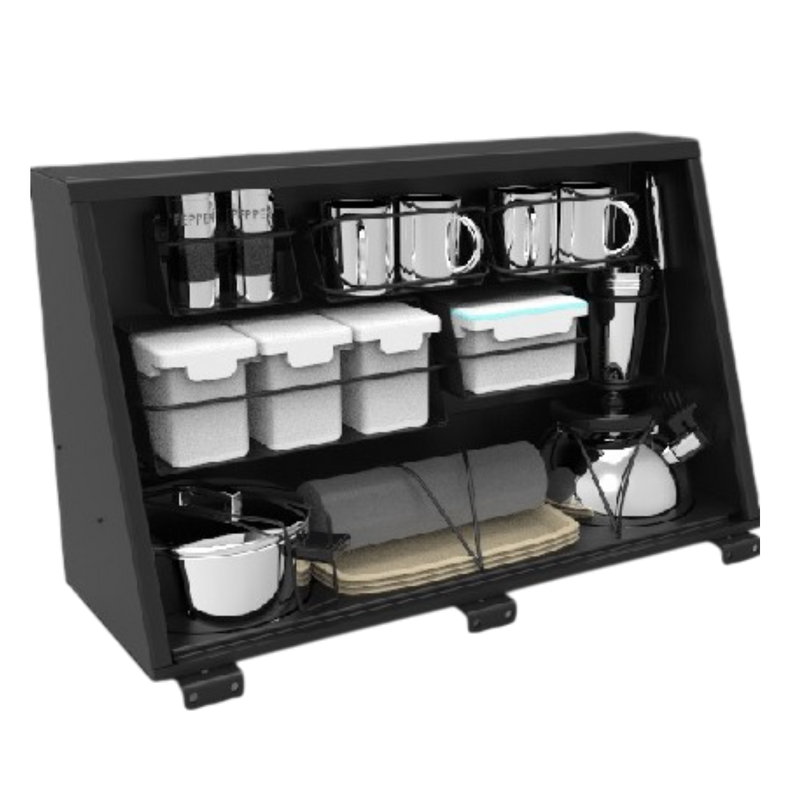 Alu-Cab Canopy Kitchen Kitting including Cupboard