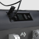 Close up view of the Dometic CFX5 25L Portable Fridge on a white background