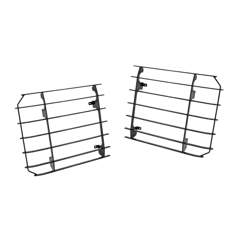 A set of Front Runner Land Rover Defender (1983-2016) Head Light Protectors on a white background
