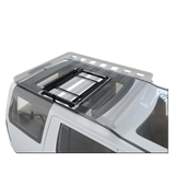 Front Runner Under Rack Table Kit, mounted on a Roof Rack on an SUV