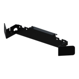 A Front Runner Series 10" LED Light Bar VX250-FL Mounting Bracket with pre-drilled screw holes and a flat mounting plate, shown on a plain white background.