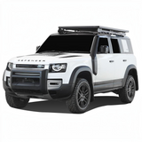 Front Runner Land Rover New Defender (2020-Current)110 Slimline II Roof Rack Kit mounted to the vehicle, on a white background