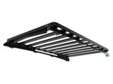 Black Front Runner Series Volkswagen Caddy Maxi / Ford Transit/Tourneo Connect LWB (2020-Current) Slimline II Roof Rack Kit on a white background