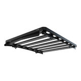 Black Front Runner Toyota Corolla Cross (2020-Current) Slimline II Roof Rack Kit, shown partially deployed against a plain white background.