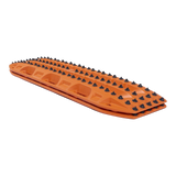 Two orange MAXTRAX XTREME tracks with black spiked treads, shown on a clean white background.