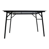 A Front Runner Under Rack Table with a rectangular top and four legs, shown from a front angle on a plain white background.