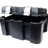 Front Runner Wolf Pack Pro Hi-Lid Ammo Box half opened, on a white background