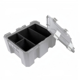Front Runner Storage Box Foam Dividers in a Wolf Pack Pro ammo box on a white background