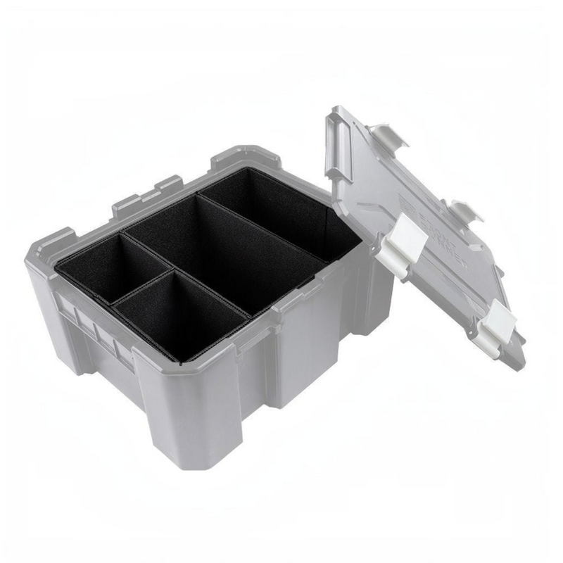 Front Runner Storage Box Foam Dividers in a Wolf Pack Pro ammo box on a white background