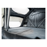 Interior view of the Front Runner Feather-Lite II Rooftop Tent. Camp 4x4 