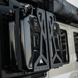 Alu-Cab INEOS Grenadier Exterior Molle Plate attached to a vehicle with visible branding.