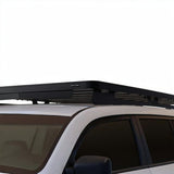 Front Runner Toyota Land Cruiser 200/Lexus LX570 Slimline II Roof Rack Kit, mounted on an off-road Camp 4x4 vehicle