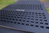 Alu-Cab Light weight tent, LT-50, fitted with the Alu-Cab Roof Molle Plate