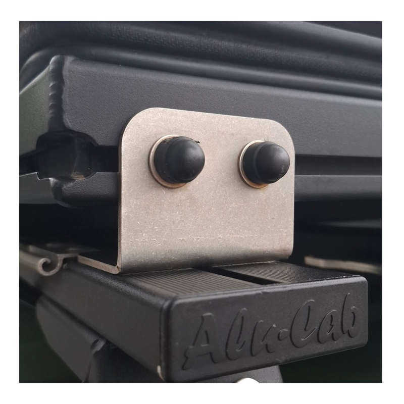 Alu-Cab Hard Shell Lightweight Rooftop Tent to Alu-Cab Load Bar Mounting Bracket