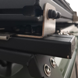 Alu-Cab Hard Shell Lightweight Rooftop Tent to Alu-Cab Load Bar Mounting Bracket