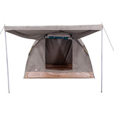 Meerkat Safari Bow Tent which is large enough for 3 people, on a white background