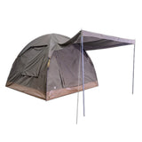 Meerkat Safari Bow Tent which is large enough for 3 people, on a white background