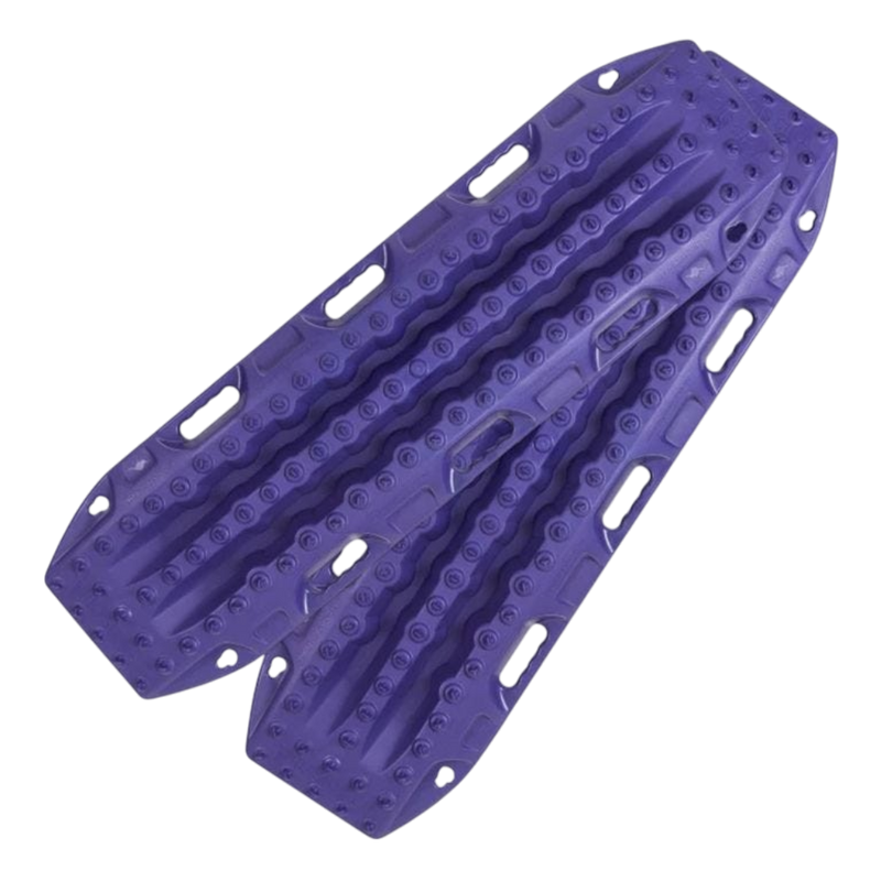 A set of Purple MaxTrax MKII onm a white background