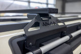 Close-up of the Alu-Cab INEOS Grenadier Load Bar Feet on an Ineos Grenandier
