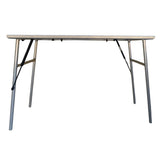 RoofPod Aluminum folding table on a white background