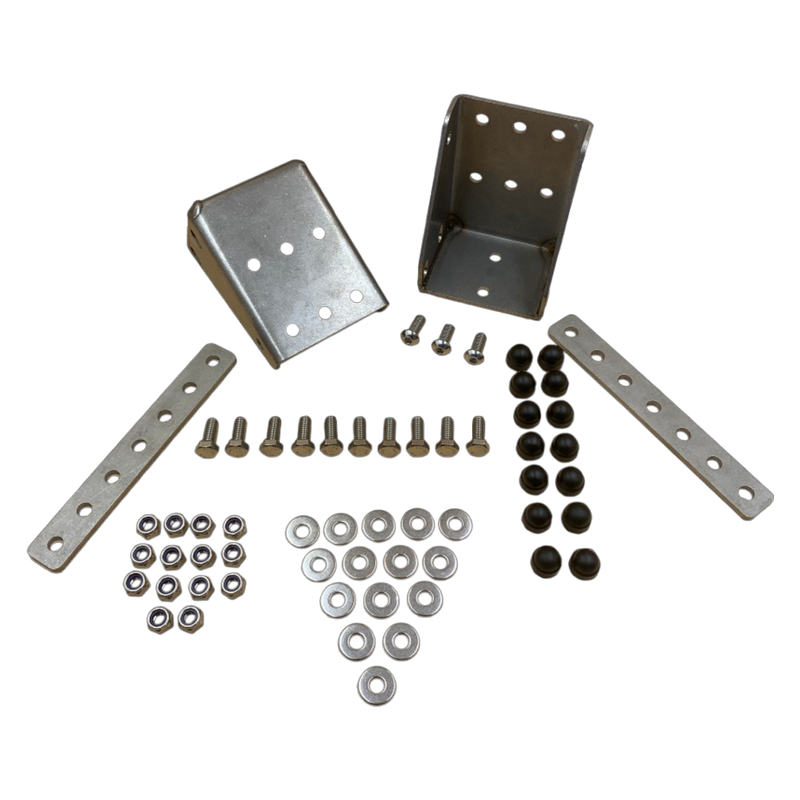 Alu-Cab Shower Cube Bracket Kit for mounting it to Alu-Cab Load Bars