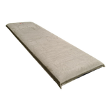 A MEERKAT Self Inflating Mattress, rectangular, low-profile mattress in a light beige or taupe color, shown on a plain white background.
