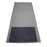 An olive and black MEERKAT Shooting Mat, on a white background