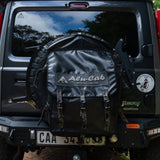 Alu-Cab Spare Wheel Bag on the spare wheel of a Suzuki Jimny 4x4 