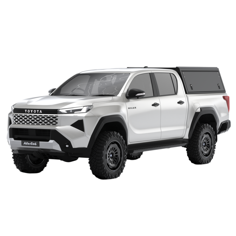 Alu-Cab - Explorer Canopy - Toyota Hilux 2026+ Double Cab Black Smooth