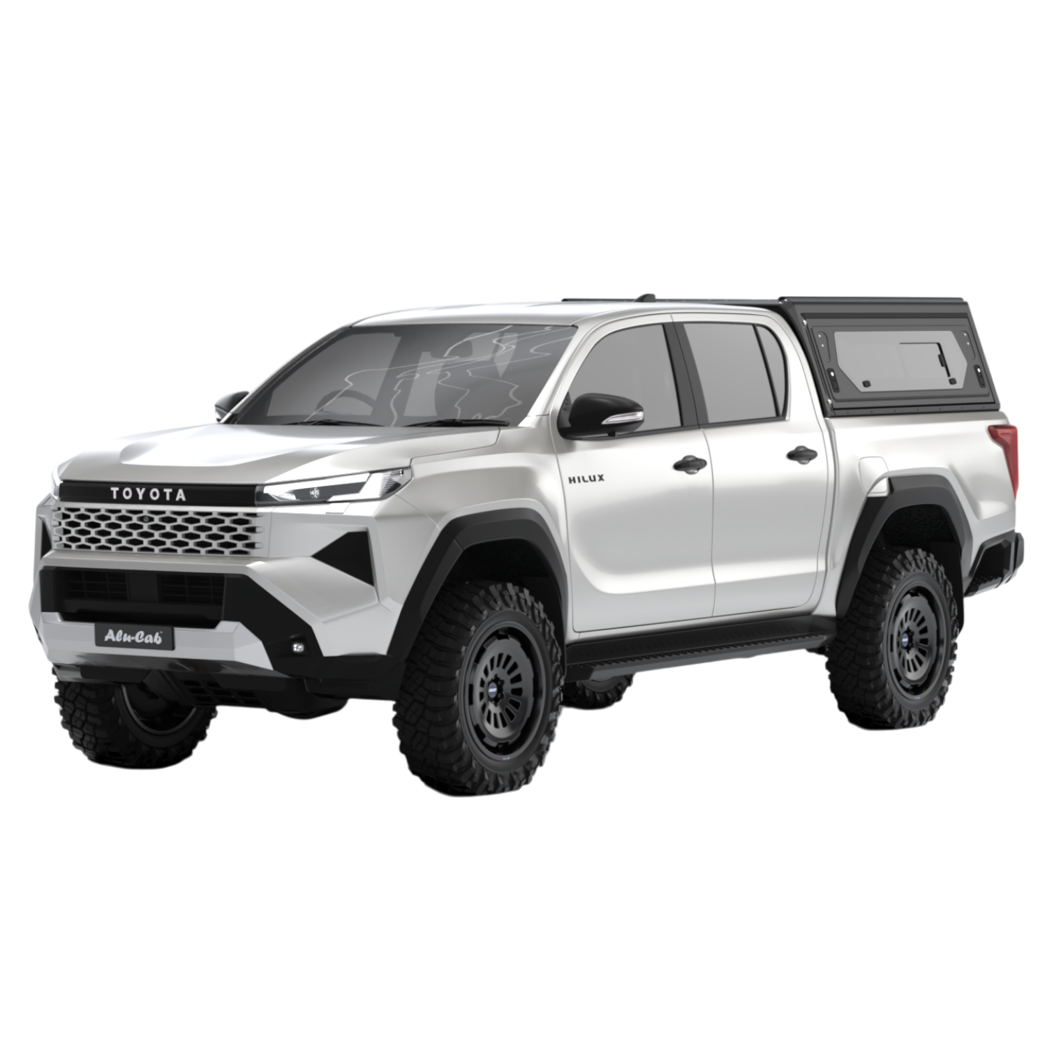 Alu-Cab - CONTOUR CANOPY - HILUX 26+ DC - SIDE WINDOWS INCL
