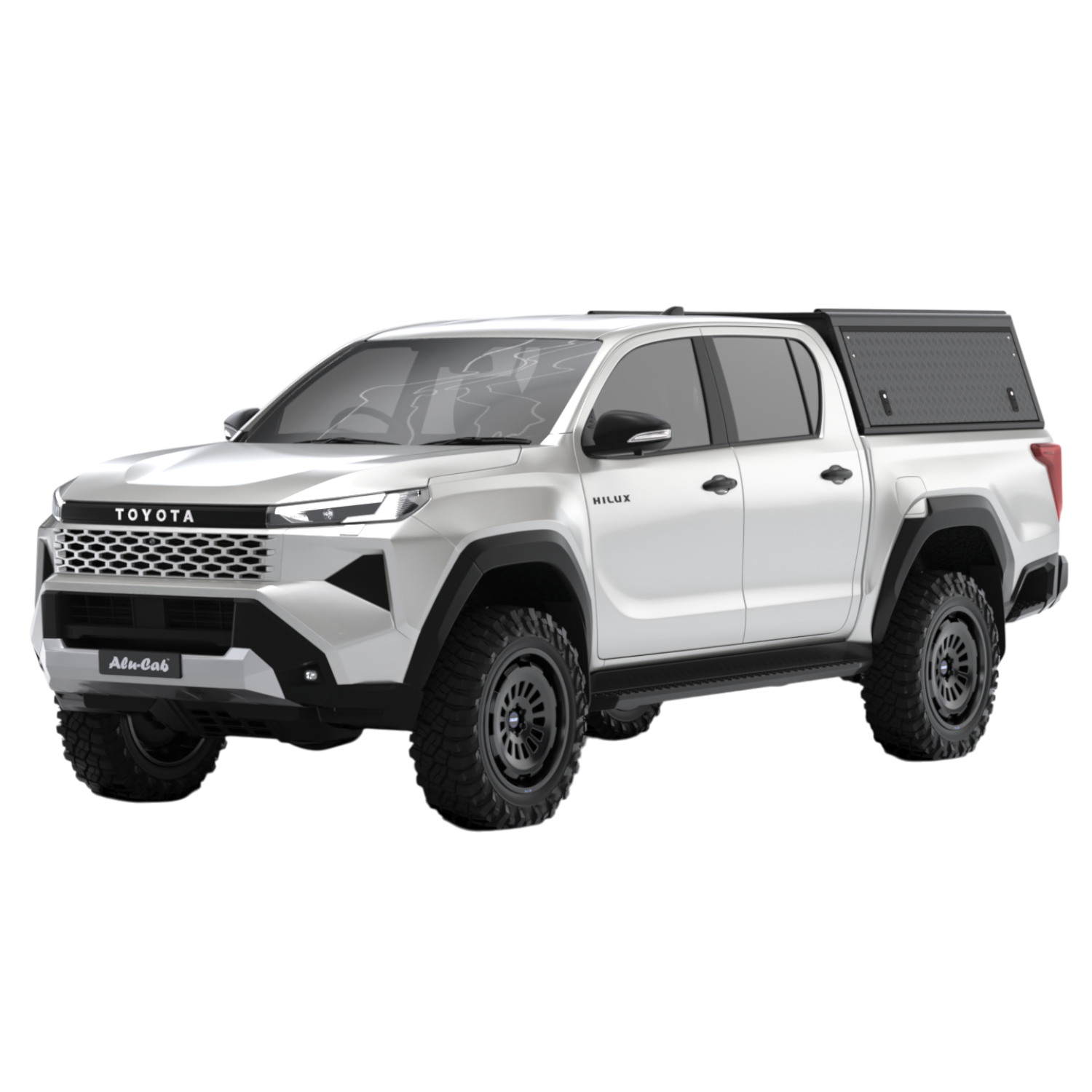 Alu-Cab - Explorer Canopy - Hilux 2026+ Double Cab - Black Tread