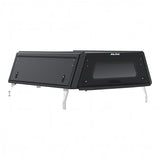 Alu-Cab Explorer Canopy, with a smooth finish for the Toyota Hilux 2026+ Extra Cab on a white background.